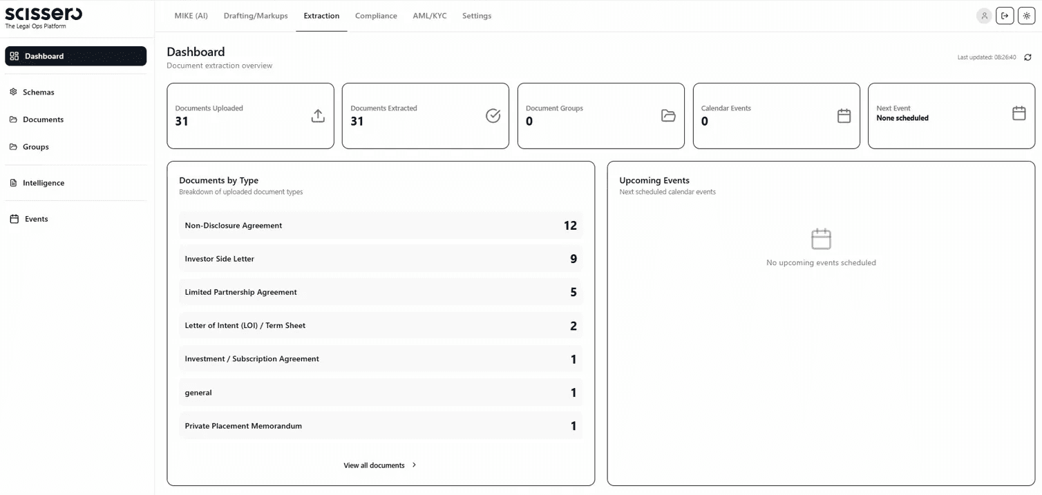 Data Extraction product screenshot